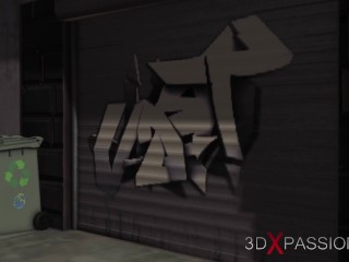 Masked man fucks hard two cuffed college girls in the basement