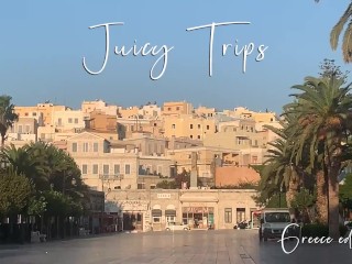 MASTURBATION ON THE GO - hot blonde gets nasty in public | JuicyTrips