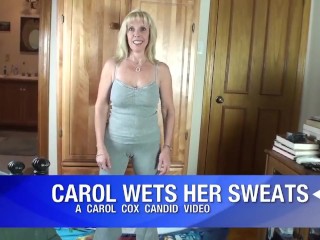 Mature Blonde Pisses Herself!