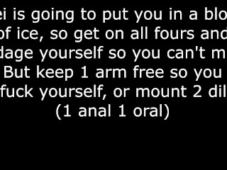 Mei's Anal pounding &amp; Bondage \Voiced anal &amp; oral JOI Futa hentai/