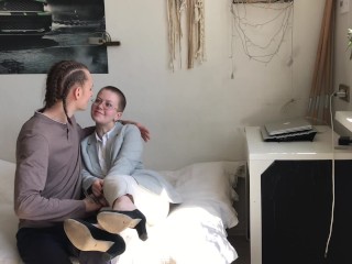 MET MY GIRLFRIEND AT A PORN CASTING