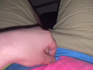 Micro Penis Getting Hard - Almost Caught Jerking on Classmate’s Couch