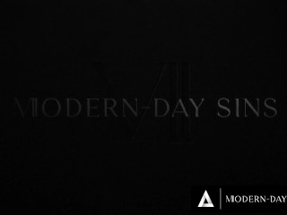 MODERN-DAY SINS - Jane Wilde's Ex-Boyfriends DP Her Together! TWO CUMSHOTS + ANAL GAPING!