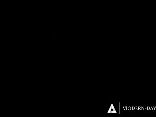 MODERN-DAY SINS - Sex Addicts Ember Snow &amp; Madi Collins REVERSE GANGBANG Their Support Group Leader