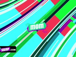 Mom Swap - Sexy Stepmoms Warm Up Their Naughty Boys After Snowball Fight - Holiday Special Edition