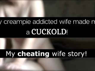 My cum addicted wife made me a cuckold and get pregnant! [Roleplay. Story]