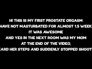 my first powerful prostate orgasm, it was amazing ( onlyfans - @handjobmen )