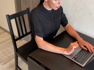 My Teacher wants to be constantly Fucked and Cum on her fucking Glasses