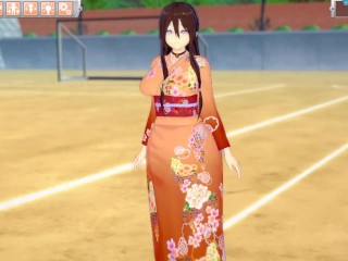 【エロゲーコイカツ！】Naruto,Boruto(ナルト,ボルト) 日向ハナビ3DCG巨乳アニメ動画[Hentai Game Koikatsu! Hanabi Hyūga(Anime 3DCG