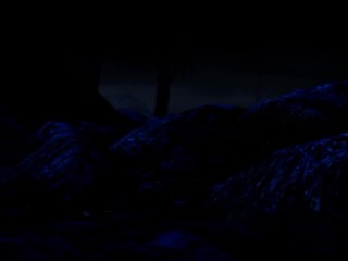 Naughty Witch gets Knotted by Werewolf with massive hard cock!