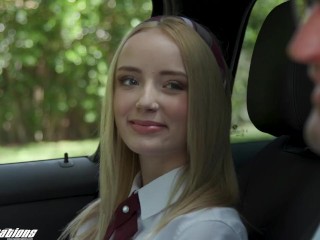 NEW SENSATIONS - After School Blonde Teen Schoolgirl Maria Gets Stuffed By Older Dude