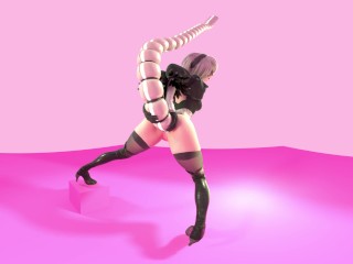 Nier Automata 2B Hardcore Anal 4K 60FPS VR [Animation by Likkezg]