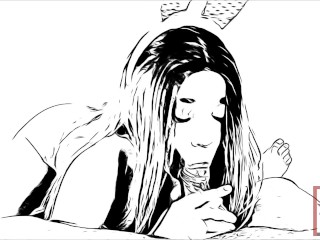 Nina Rivera gives that GREAT HEAD (Comic Series)