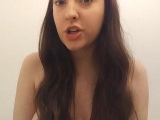 Nude ASMR! Whispering, Stippling, Mouth Sounds, Hand Movements &amp; TITS!