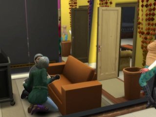 Old woman and her husband want some fun with greg.