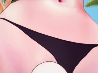 One Piece - Futas Nami and Robin summer vacation | Male taker POV