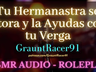 "Onii-chan~" Penetras la Vagina de tu Hermanastra Atorada - ASMR Audio Roleplay