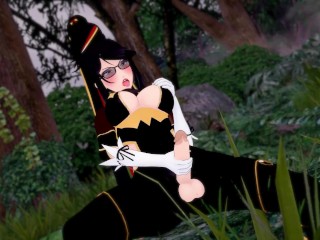 ORGY with Futa Bayonetta, Futa Morrigan, Futa Merlin HARD BANGING 2