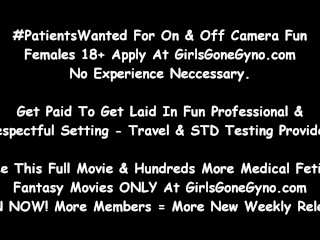 Orphan Cheerleaders Blaire Celeste &amp; Jasmine Rose humiliated at Docs Office,Film at GirlsGoneGynoCom