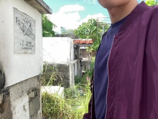 Outdoor Jaks sa Cemetery mga pre , grabe kaba ko 🌵👌