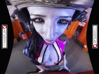 Overwatch XXX VR porn Tracer and Widowmaker get FUCKED on VRCosplayX.com