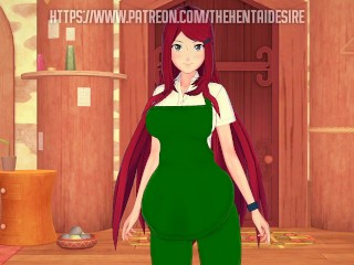 PASSIONATE SEX WITH KUSHINA UZUMAKI 🥰 NARUTO HENTAI