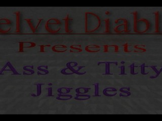 PAWG Pale Ass &amp; Titty Jiggles - Thick Red Head Wiggles Her Butt &amp; Boobs