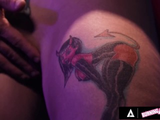 Payton Preslee Gets Rough Fucked While Bondaged In A Stranger's Sex Dungeon