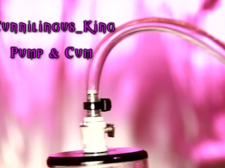 Penis-Pump Huge Cock Cum-Shot