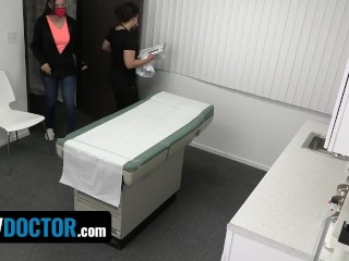 Perv Doctor - Sexy Patient Gets Down On Her Knees Sucking Doctor Cock To Clear Her After Injury