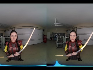 Petite Teen Theodora Day As STAR WARS BASTILA Craves For You VR Porn