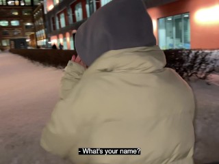 Picked up a whore on the street and fucked her without a condom