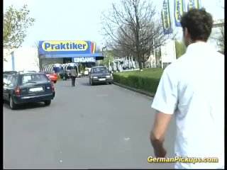 Picked up german teen for anal sex