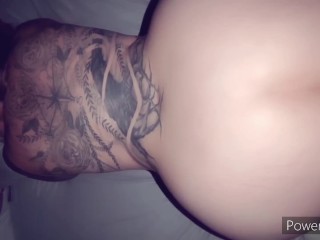 Piggy Bouncing That Ass On Kermits Penis Condom Breaks Losing Control Creampies Her Doggystyle