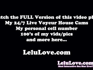 Porn VLOG behind the scenes of panty stuffing, sniffing, spanking, cumshot, hairplay - Lelu Love