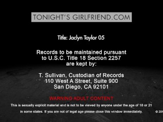 Pornstar Jaclyn Taylor wears lingerie &amp; fucks client - Tonight's Girlfriend
