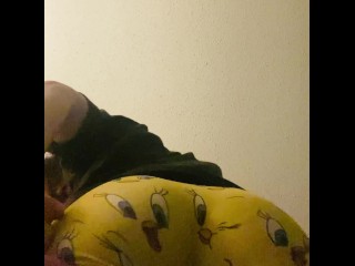 POV Femboy facesitting Smothers You With Bubble Butt in Boy Shorts