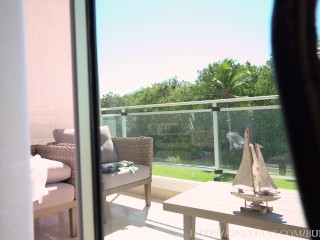POV Sexy Step-Sister Helped Me And Blowjob My Thick Cock 4K