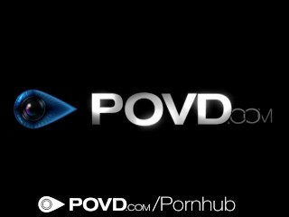 POVD Blonde teen teases man outside till she is fucked