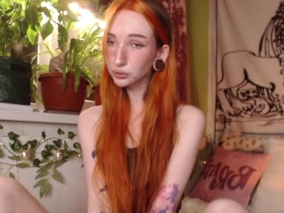 🕸️private with alt-girl. split tongue and hairy redhead armpits🕸️