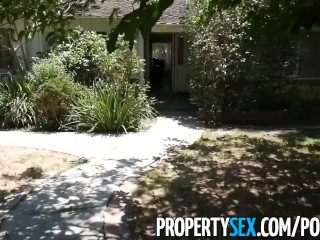 PropertySex - Client homemade sex video with foxy petite real estate agent