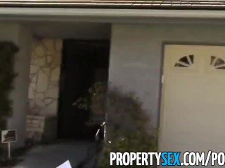 PropertySex - Hot realtor makes sex video with client as housewarming gift