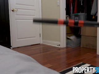 PropertySex - Savannah Sixx collects orgasms instead of rent