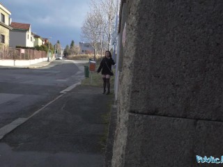 Public Agent Spends his money on a working girl who gives great blowjob and fucks hard