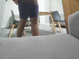 Public pissing in student accommodation