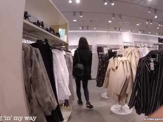 PUBLICKICK COM - LITTLECAPRICE Public Sex in Shopping Mall 