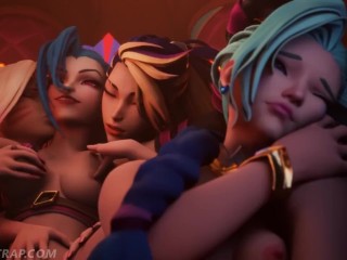 Queen Jinx and her Lesbian Harem