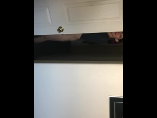 Quickie fuck right before going to work. 3 minute wife fuck POV