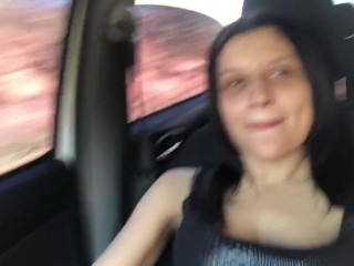 Rapidinha no carro em movimento com a Japaaa Rodrigues e Minerinho 22CM
