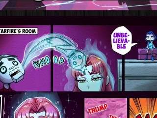 Raven and Starfire rubbing pussys (Teen Titans Hentai)